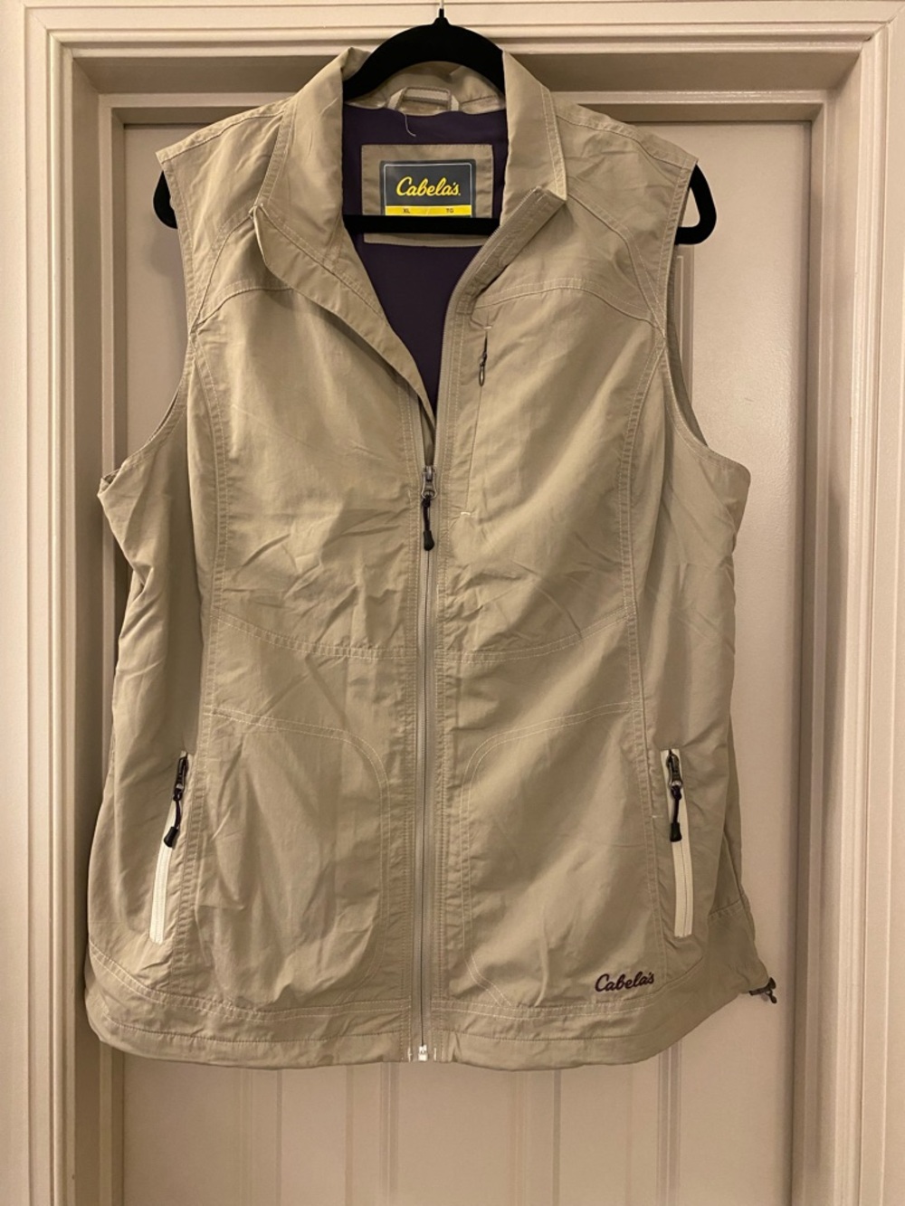 NWT Cabela's XL Out & About Full Zip Lightweight Full Zip Utility Vest
